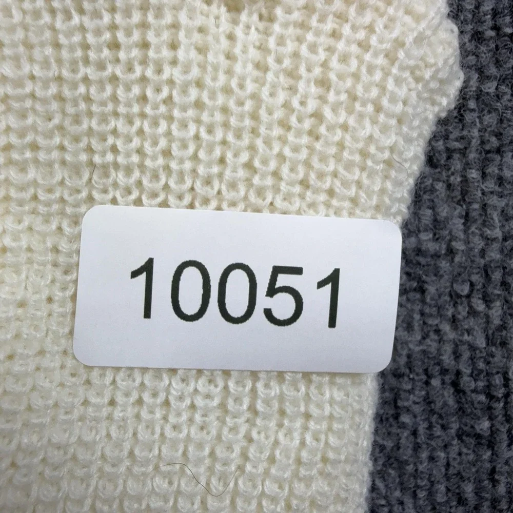 Merville Slipper Socks Womens One Size White Toe Toasters Knit Pom Pom Thermal